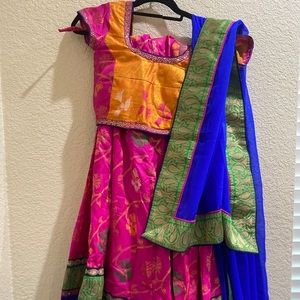 Pure silk lehenga set